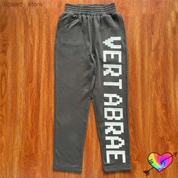 Men's Pants Dark Grey Men Women 3D Puff Print High Quality Pocket Trousers Jogger Sweatpants H240507