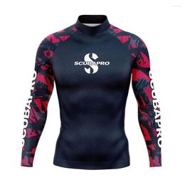 Women's Swimwear Summer Men's Rash Guards UV Sun Protetion Swimsuit Surfing Diving T-shirts Long Sleeve Swimming T-Shirt Bathing Suit Gym