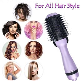 4-in-1 Styling Tools Hair Dryer Brush BlowHair Dryer And Styler Volumizer Air Brush Hair Straightener For All Hair Types 240507