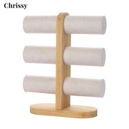 Jewelry Stand display rack with wooden elegant storage used for earrings jewelry rings and earring photography Q240506