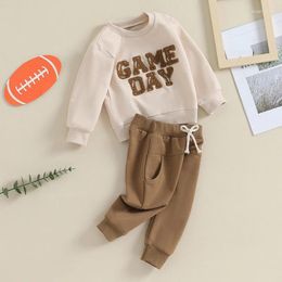 Clothing Sets Toddler Baby Boy Clothes Set Fall Winter Sweat Suit Outfit Cute Sweatshirt Long Pant