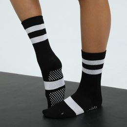 Thicken Warm Men Women High Long Socks Sport Plush Solid Room Yogo Sock Woman Female Elastic Floor Sockings Slipper For Gym LL 257d
