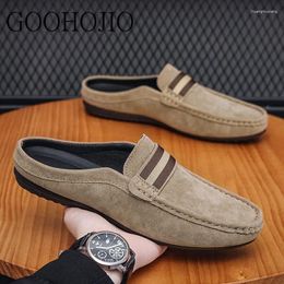 Casual Shoes Loafers Men Driving Moccasins Fashion PU Leather Flat Breathable Lazy Flats Slip-On Comfortable