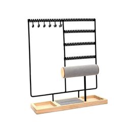 Jewellery Stand Earring rack Jewellery 5-layer high-capacity decoration Q240506