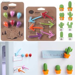 Fridge Magnets 1 set of colored arrow balloons bonsai magnets refrigerant stickers whiteboard information magnetic stickers frozen magnets household DIY tools WX