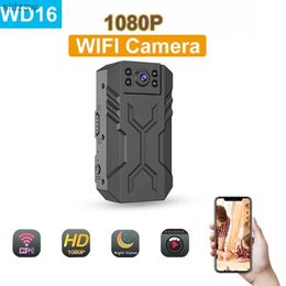 Mini Cameras WD16 Mini WiFi Camera HD Wireless IP Micro Camera Remote Monitoring Micro Video Recorder Motion Alarm Infrared Night Vision WX