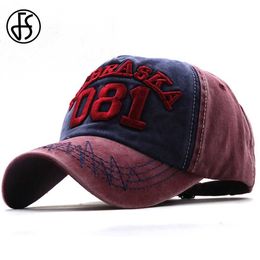 Ball Caps FS Red Denim Baseball Cap For Men Street Hip Hop Fashion Women Caps Summer Outdoor Sunshade Golf Hat Bones Masculinos 2024 Y240507