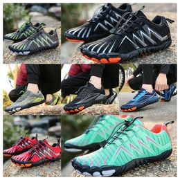 New Designer black red Outdoor Creek Tracing Thickened Water Couple Anti slip Mountaineering Lightweight Driving Riding Hiking Fishing Shoes