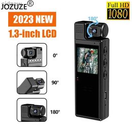 Mini-Kameras Jozuze 1,3-Zoll-Bildschirm 1080p Sport High Definition Mini Kamera Tragbarer digitaler Video-Rekorder Human Body Camera Infrarot Nachtsicht Polizeikamera WX WX
