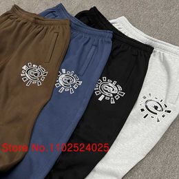 Men's Pants Ultra fine ADWYSD pants sun roll basic wool sports pants men and women always do what you should do J240507