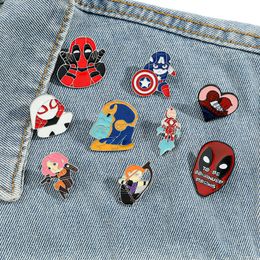 boys science fiction movie hero man enamel pin Cute Anime Movies Games Hard Enamel Pins Collect Metal Cartoon Brooch Backpack Hat Bag Collar Lapel Badges