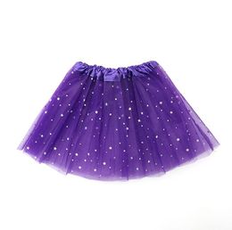 Children Kid Girls Shiny Sequins Ballet Skirts Girls Tulle Fabric Dress Baby Shower Tutu Skirt Princess Dresses
