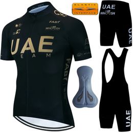 Road Bike Jersey Men Mens Mtb Clothing Cycling Shorts UAE Uniform Maillot Cyclisme Summer Tricuta Man Mountain Clothes Bib 240506