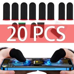 Speakers 20/40pcs Finger Cover Breathable Game Controller Fingertips Sleeve For LOL PUBG Touch Screen Luminous Phone Gaming Thumb Gloves