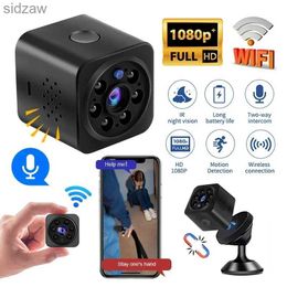 Mini Cameras High definition WiFi mini camera night vision mobile detection video intercom camera home safety micro monitoring mini camera remote monitor WX