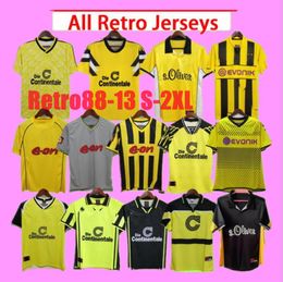 98 99 M.Gotze Dortmund retro 01 02 soccer jerseys 00 02 classic football shirts Lewandowski ROSICKY BOBIC KOLLER 95 96 97 94 95 12 13 REUS MOLLER HEINRICH METZELDER