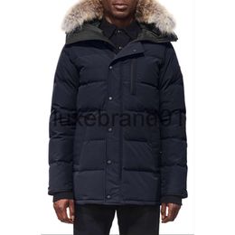 MENS Down Parkas Nuovo Spessa sezione arorosa calda a portata lunghe Slim Wyndh Down Giacca Maschio Maschio Inverno DOUDOUNE HOMME Carson Canada Puffer