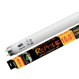 Lighting 10.0 Reptile Fluorescent Desert Terrarium Tube Lamp,UVA UVB Bulb,15 Watt,T8,45cm