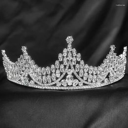 Hair Clips JADE ANGEL Tiara Wedding Elegant Zircon Bride'S Crown High Quality Jewelry Women Luxury