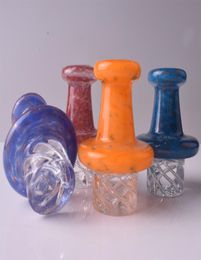 Cyclone Riptide Carb Cap Dome Smoking Accessories with Spinning Air Hole for 25mm Terp Pearl Quartz Banger Nail Bubbler Enai Dab R2993241