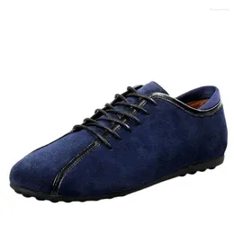 Casual Shoes Fashion Outdoor Style Soft Moccasins Men Loafers High Quality Genuine Leather Flats Cow Suede Comfortable Driving Shoe