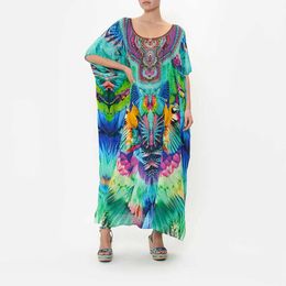 Women Beach Wear Summer Dress Women Cover-ups Bathing Suit Beach Outfits Kaftans Clothes Pareos De Playa Mujer d240507