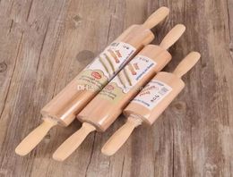 3 Size Professional Wooded Rolling Pin For Baking Dough Rolle Smooth Tapered Design Fondant Pie Crust Cookie Pastry Kitchen Cookin9263770