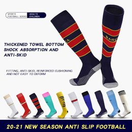 Socks Hosiery 2021 New Long Tube Football Socks Wear-Resistant Basketball Socks Nylon Kn Sports Socks Sweat-Absorbent Running Cycling Socks Y240504