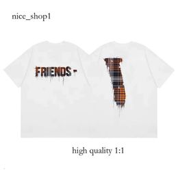 Vloneshirt 2024 New Shirts Summer Trends Brand Streetwear Vloneshirts Men's T-Shirts Women's Cotton Short Sleeve Hip Hop T Shirt European Size Loose Casual 8264