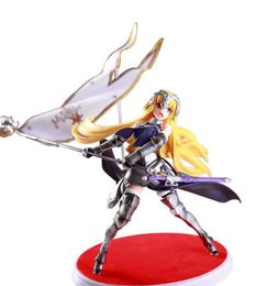 Fate Grand Order FGO Anime Waving Flag Ver Joan of Arc Ruler La Pucelle Jeanne d039Arc Action Figure Model Doll Toys X0503209c8924575