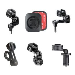 Stands Phone Mount for Motorcycle Cell IPhone Holder ScooterTelephone Stand Quick Lock Support Universal Moto Bracket WithAdapter 3M