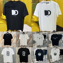 HQ36 Italy brand Tees milan designer fashion men woman Luxury Black white and s correct letter Print Graphic TShirts Polos tops shirt Shor XY0F JX52