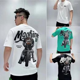 Men's T Shirts 2024 Summer Shirt Hip Hop Fashion Harajuku Print Graphic Men Streetwear Trend Clothing Cotton Tops Tees