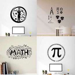 Stickers Wall Decal Golden Ratio Geometry Integral Math Symbols Creativity Mathematics Learning Numbers School Classroom Vinyl Stickers