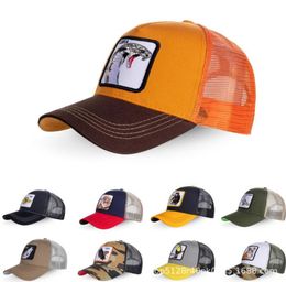 Designer Hats New High Quality Animalanimated Snap Cotton Baseball Caps Men039s and Women039s Hip Hop Mesh Trucker Cap9963853