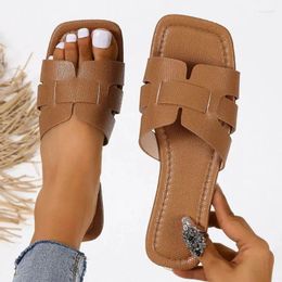 Slippers Summer Slippers2024 Women Luxury Outdoor Flip Flops Female Sandals Brand Shoes