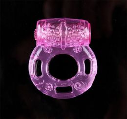 Butterfly Ring Silicon Vibrating Cockring Penis Rings Cock ring Sex Toys Sex Products Adult Toy penis vibrador9559726