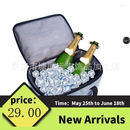 Storage Bags Outdoor Camping Picnic Ice Pack Takeaway Barbecue Refrigerated Insulated Bag Convenient Preservation Water-Proof