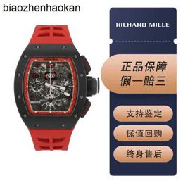 Milles Richamills Watch Rm011 Ceramic Midnight Fire Limited Edition Mens Fashion Leisure Business Sports Timing Machinery