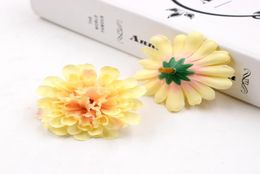 100pcs 5cm Silk Carnation Flower Head Artificial Flower Wedding Decoration Diy Cut Craft Fake Decoration New2962185