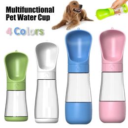 Portable Dog Water Bottle Food and Water Container for Dogs Puppy Outdoor Walking Water Bottle Pet Drinking Bowl Dog Supplies 240419