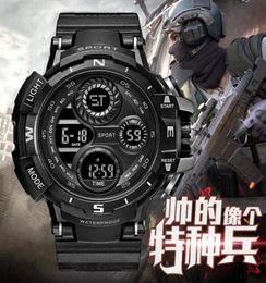 Fashion Military Digital Watch for Men039s Sports Waterproof Outdoor Chronograph Hand Clock G Electronic Shock Creative Wristwa2682205
