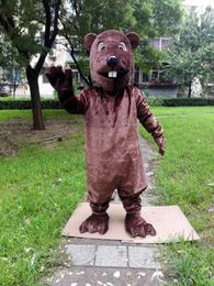 2024 high quality beaver Mascot Costume Fun Outfit Suit Birthday Party Halloween Outdoor Outfit Suit Festival Dress Adult Size