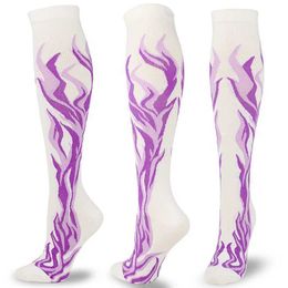 Socks Hosiery Hot Selling High Quality Compression Stockings Kids Gift Sports Socks Suitable For Cycling Football Socks Nurse Dressed Y240504