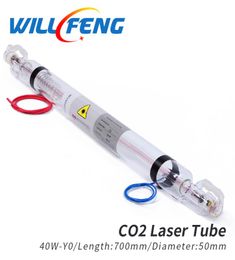 Will Fan 40w Co2 Laser Tube Length 700mm Diameter 50mm Glass Laser Lamp For Engraving Cutter And Marking Machine3659116