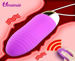 Female Vibrator Vibrating love eggs Vaginal Clitoris stimulator Remote silicone Sex Toy for Women Masturbator Toys for Adults Y1919259226
