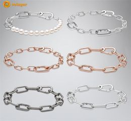 Volayer 925 Sterling Silver Bracelets Series Link Chain fit Original Me for Girl Gifts 2202226750911