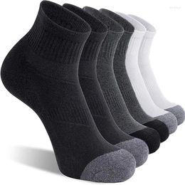 Sports Socks 10 Pairs EUR38-47 Plus Size Men High Quality Cotton Running Soccer Basketball White Black Grey Solid