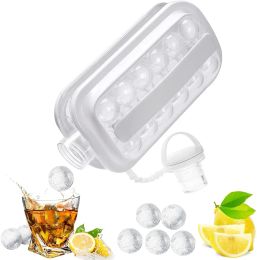 Tools Portable Ice Ball Maker Bottle Ice Makes 2 In 1 Ice Cubes Moulds Kitchen Bar Gadgets Ice Hockey Lattice Making Tool Kettle