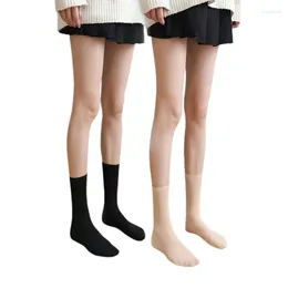 Women Socks Soft Thick Warm Winter Long Stocking Thigh High Ladies Girls Fashion Over Knee Thermal